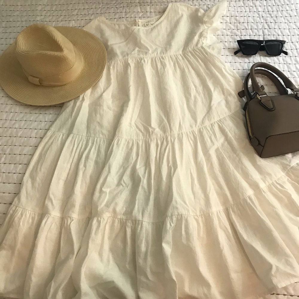 White cotton dress